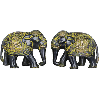Paire d'éléphants 4 "