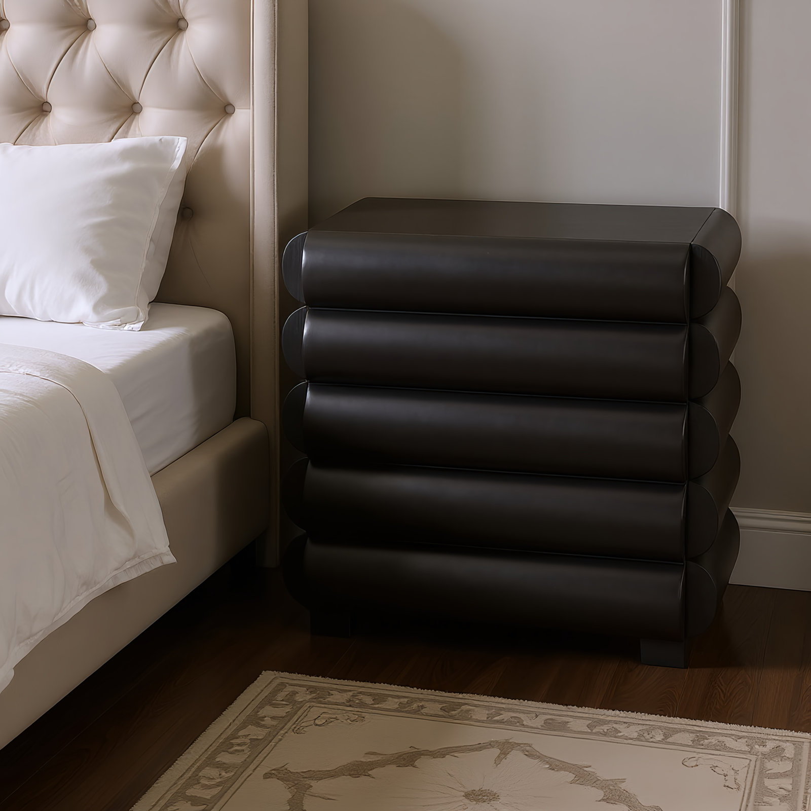 Maverick 2 - Drawer Nightstand, Black