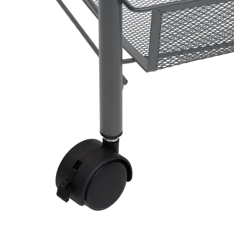 Petrella Kitchen Cart, Grey