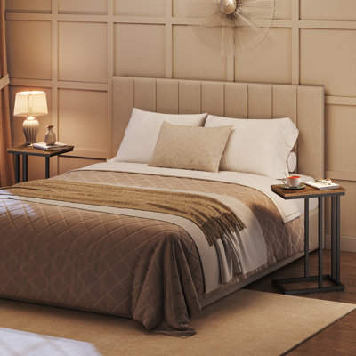Keasha Wood and Metal C-Table Set