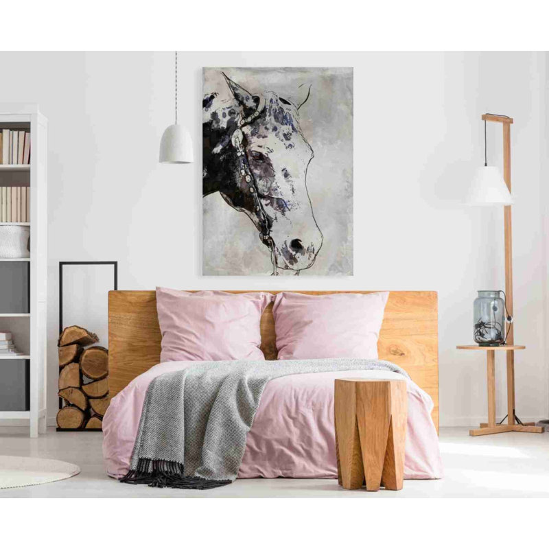 Epic Graffiti «Morgan Horse-Black Beauty» par Irena Orlov, H 60 po x l 40 po x P 1,5 po