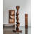 64.96" Brown Wood Decorative Objects