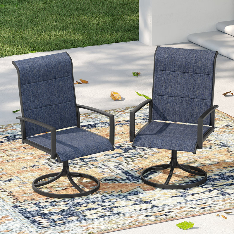 Chaises repas pour patio, Bleu marine