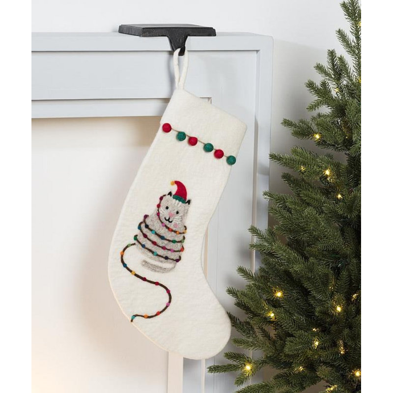 Chaussette de Noël pour chat