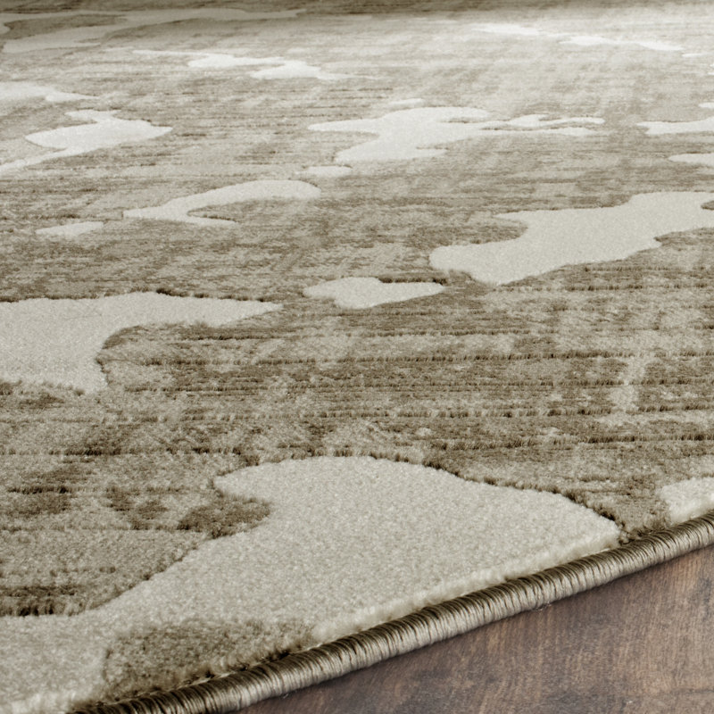 Chaima Porcello Performance Abstract Rug, Round 6'7"