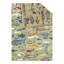 Hand Woven Cotton and Wool Geometric Area Rug