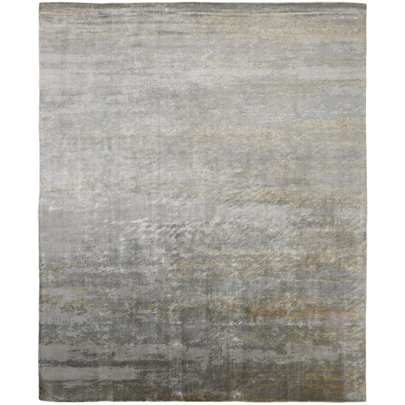 Eclectic Area Rug in Gray, Rectangle 2' x 3'