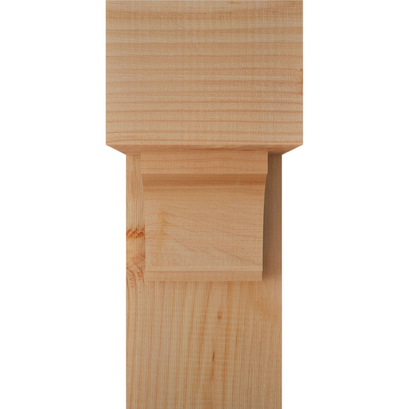 Support de bloc impérial avec entretoise décalée, 18 po x 18 po, Sapin Douglas de l 7 1/2 (lisse)