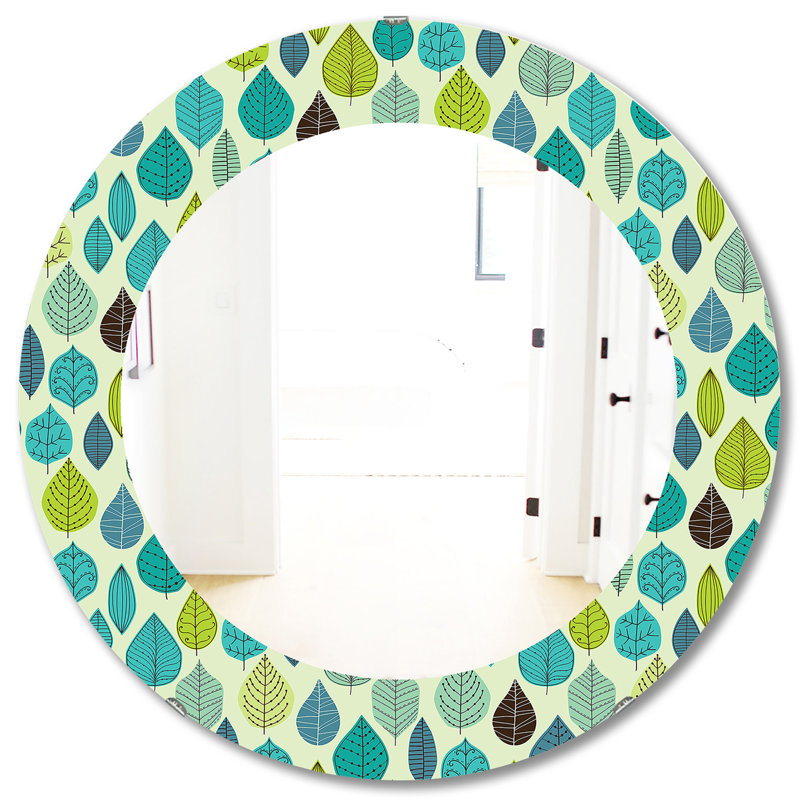 Miroir mural texturé, H 31,5 po x l po