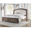 Lit-bateau en bois noyer-353765203