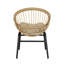 Chaise de salle à manger d'extérieur, ensemble Edgar (ensemble de 2)