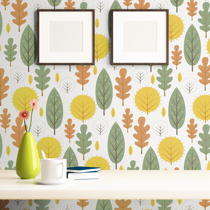 Panneau de papier peint amovible Kendari Forest Baby, L 48 po x l 24 po