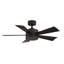 Ventilateur de plafond intelligent à cinq pales d'extérieur et d'intérieur Wynd avec télécommande et ensemble d'éclairage DEL inclus fonctionnant avec les applis Alexa, iOS ou Android-124322706-124322704-124322699