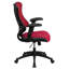 Chaise de bureau ergonomique à haut dossier avec accoudoirs réglables Siwar-16286222