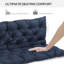 Coussin de siège et de balançoire d'extérieur à 3 places, coussin de remplacement pour balancelle et canapé d'extérieur-224645257