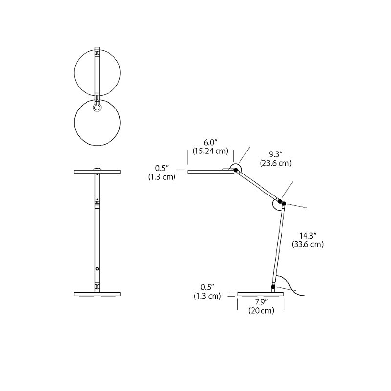 Flexi Task Lamp, Black