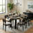 30"H Oval Wood Dining Table Kitchen Table with 4 Legs-535090529-535090534