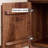 Walnut solid wood simple locker-122783829
