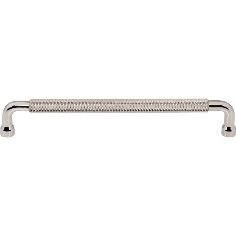 Garrison Bar Pull, Polished Nickel, 7 9/16" Center To Center