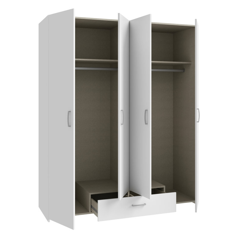 4 Door Manufactured Wood Wardrobe