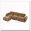 Repose-pieds en velours doux en L-958054012