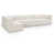 Tissu crème bouclé sélectionné
