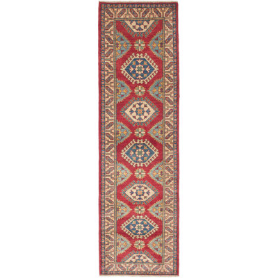 Tapis d’intérieur en laine gazni 2 pi 8 po x 9 pi 6 po one-of-kind à la main-noué la 2010 Ochlocknee