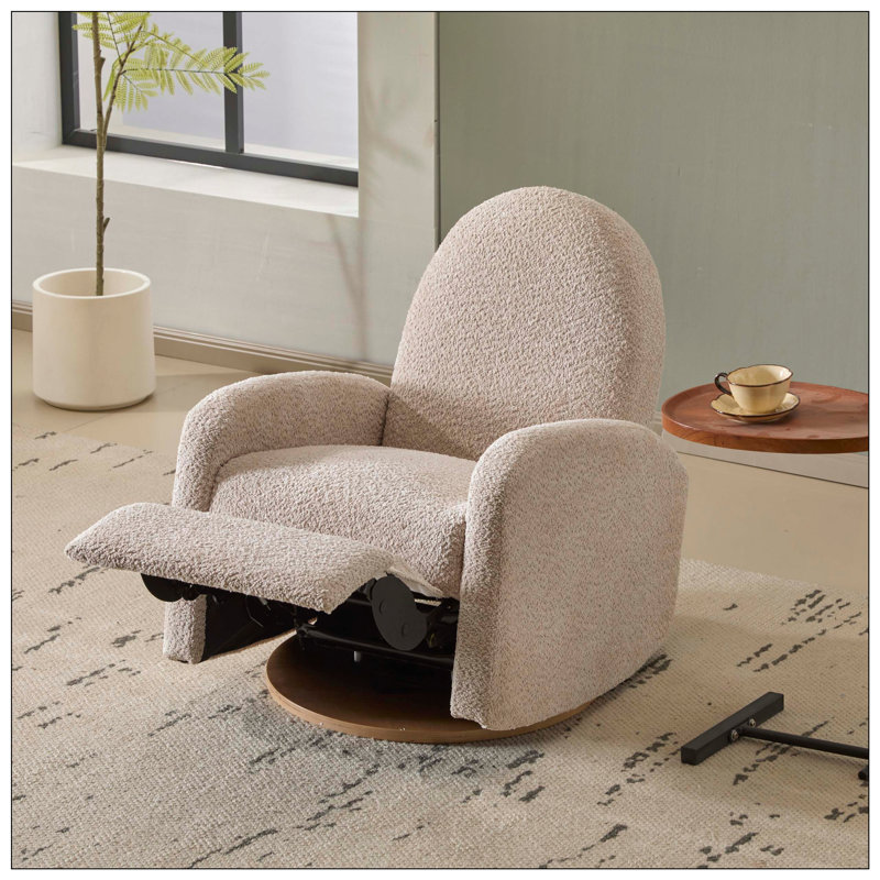 Fauteuil inclinable Boucle 360, Amande