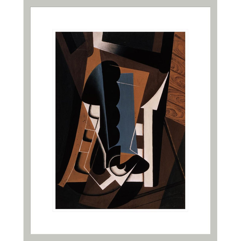 «Still Life on a Chair» par Juan Gris, impression giclée sur cadre, H 21,75 po x l 17,48 po