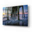 «Under The Pier At Dawn» par Rick Berk, art mural en verre acrylique-92323640