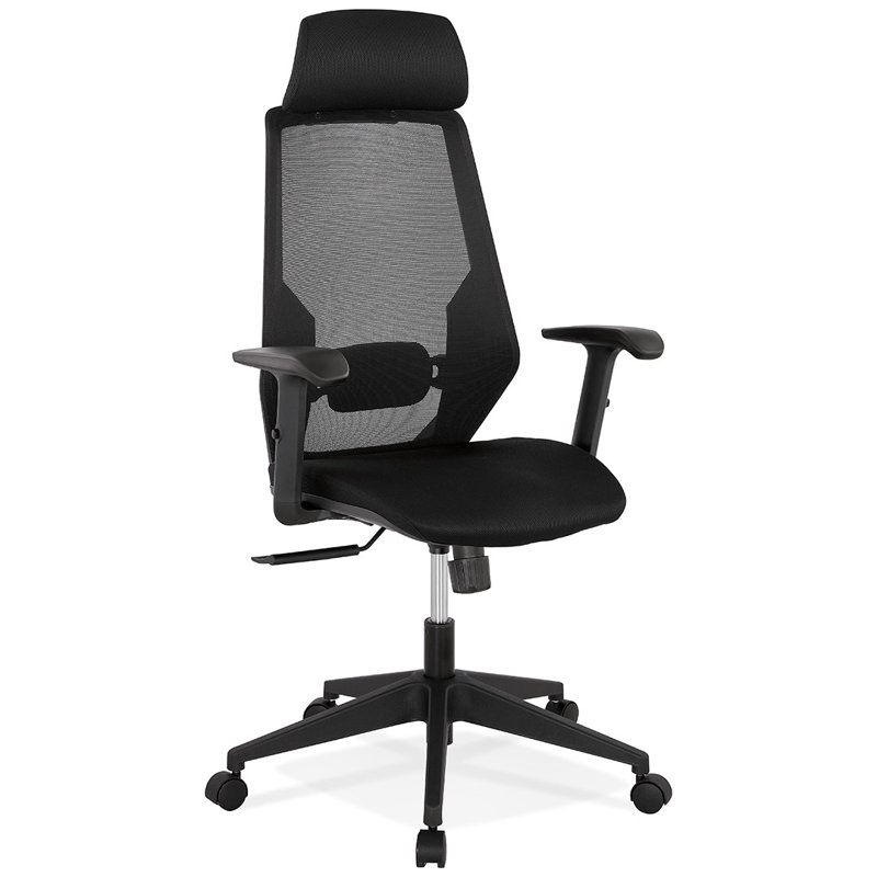 Cainsville Cotton Office Chair with Headrest