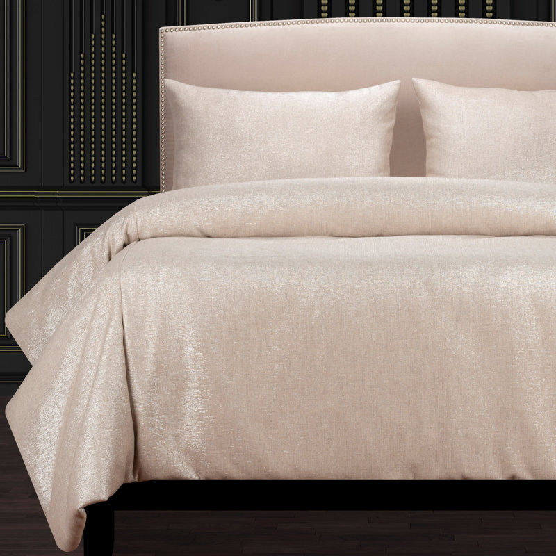 Room Service Luxury Single Duvet Cover, California King Duvet Cover, Champagne