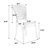 3 Piece Bistro Set, 1 Table And 2 Chairs With Cushion-1514698039