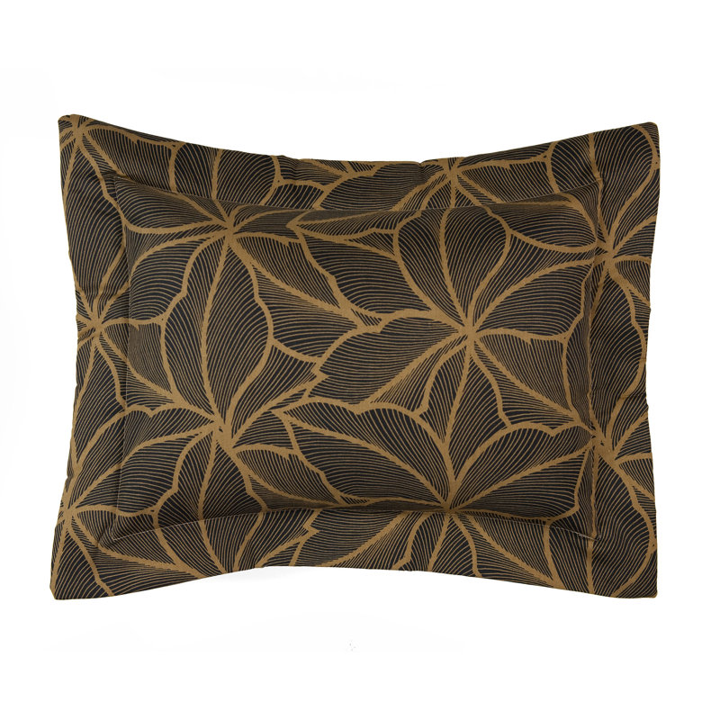 Coussin pour le petit-déjeuner Yvette, Noir / brun clair