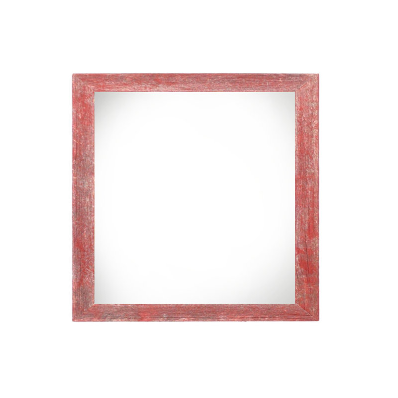 Cadre photo simple Bianca-Maria, Rouge rustique, L 8 po x H 8 po