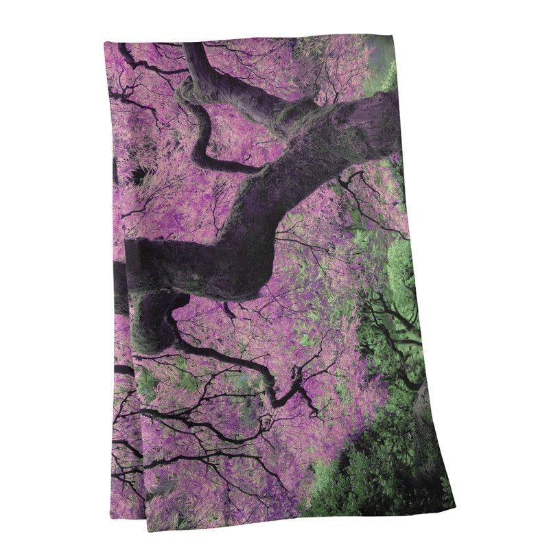Bourbeau Tea Towel Kitchen Towel, Cotton Twill, Light Purple