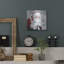 «Santa's Little Friend» par Bluebird Barn, art mural en métal-2037777512