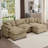 Oversized Modular Cushion Sofa-892708342