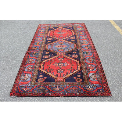 One-of-a-Kind 1950s Wool Area Rug