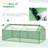 Outsunny 71"x36"x28" Portable Mini Greenhouse with Large Zipper Windows - Green, Indoor/Outdoor
