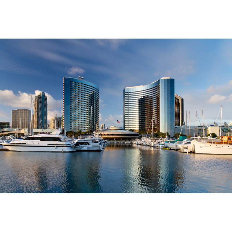 San Diego Marina by Cm2852 - Wrapped Canvas Print, 30cm H x 46cm W