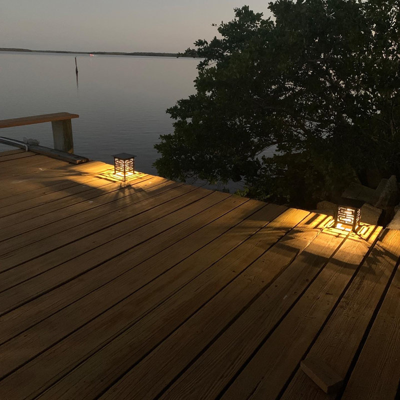 Low Voltage Integrated LED Metal Pathway Light, Brown
