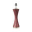 Cornealius 78cm Living Room Table Lamp with Glass Base, Bedside Buffet Lamp with Linen Shade