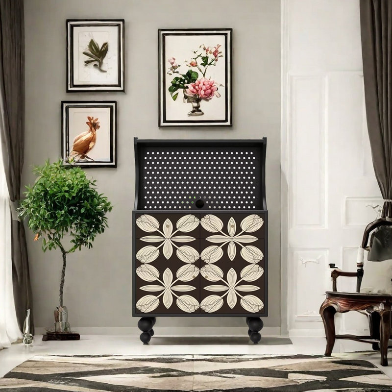 Modern large capacity creative accent cabinet