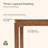 63" Solid Wood Dining Table