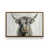 Polished Gold Floater Framed