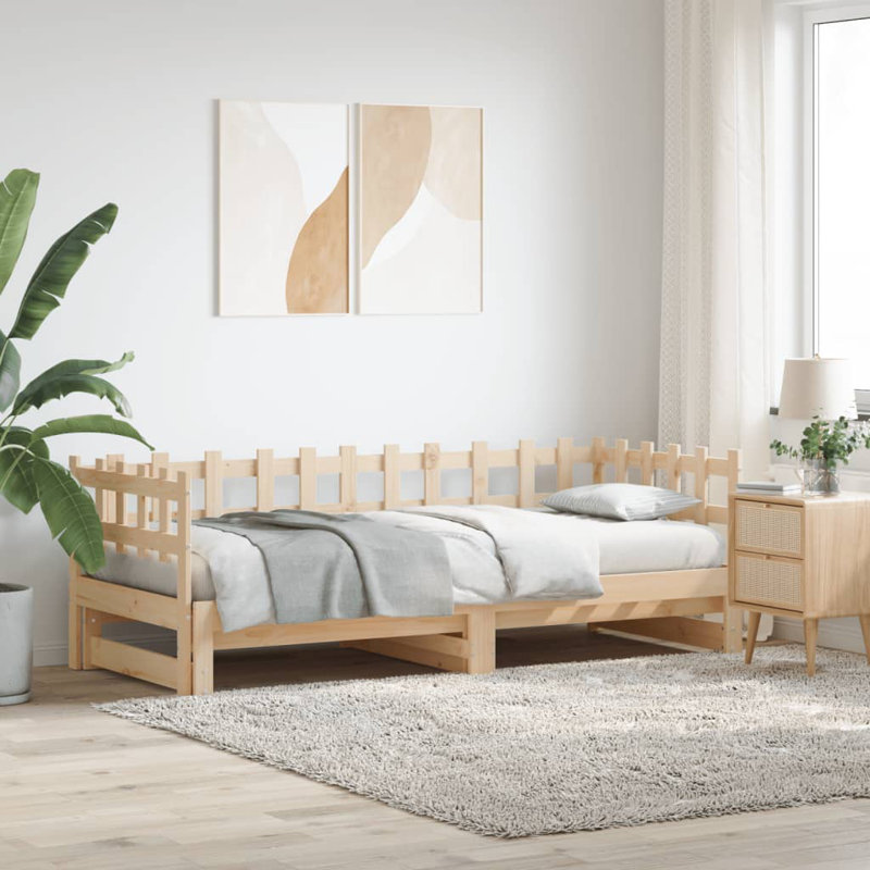 Volusia Solid Wood, Natural, Small Single (80 x 200cm)