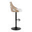Ensemble de 2 tabourets de bar Charlotte Farmhouse