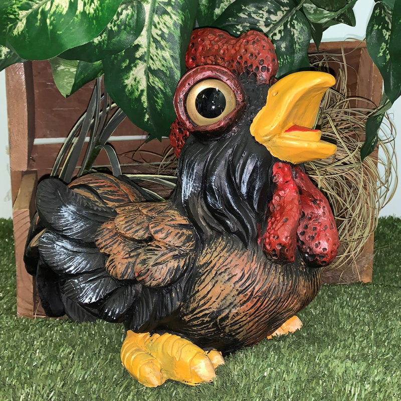 Statue de jardin fantaisiste «Lucky», H 16 po x l 18 po x P 12 po