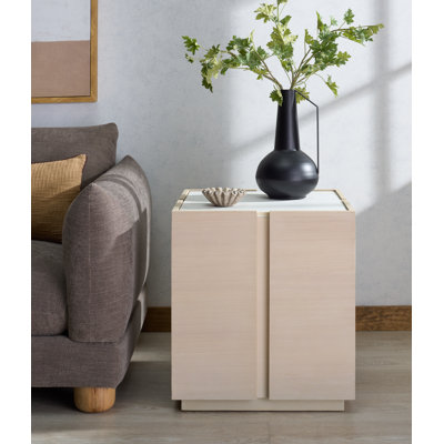 Table d'appoint en marbre Alanabella